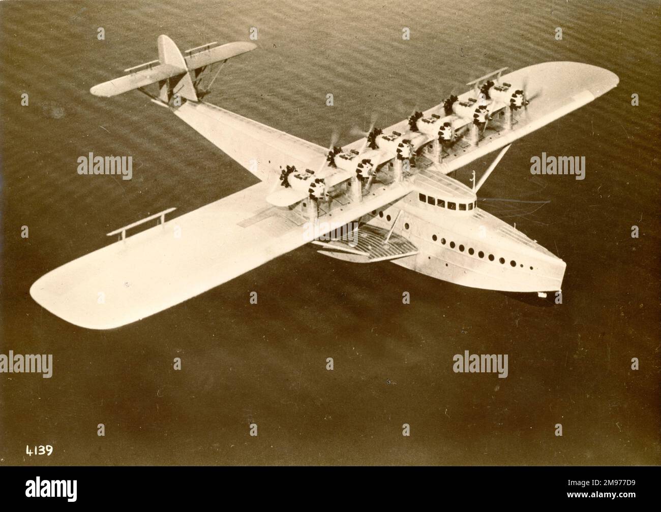 Der erste Dornier-DOX in der Luft. Stockfoto