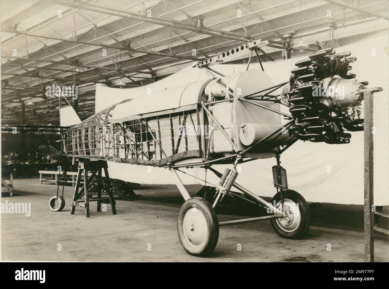 Avro Mailplane während der Bauarbeiten. Stockfoto