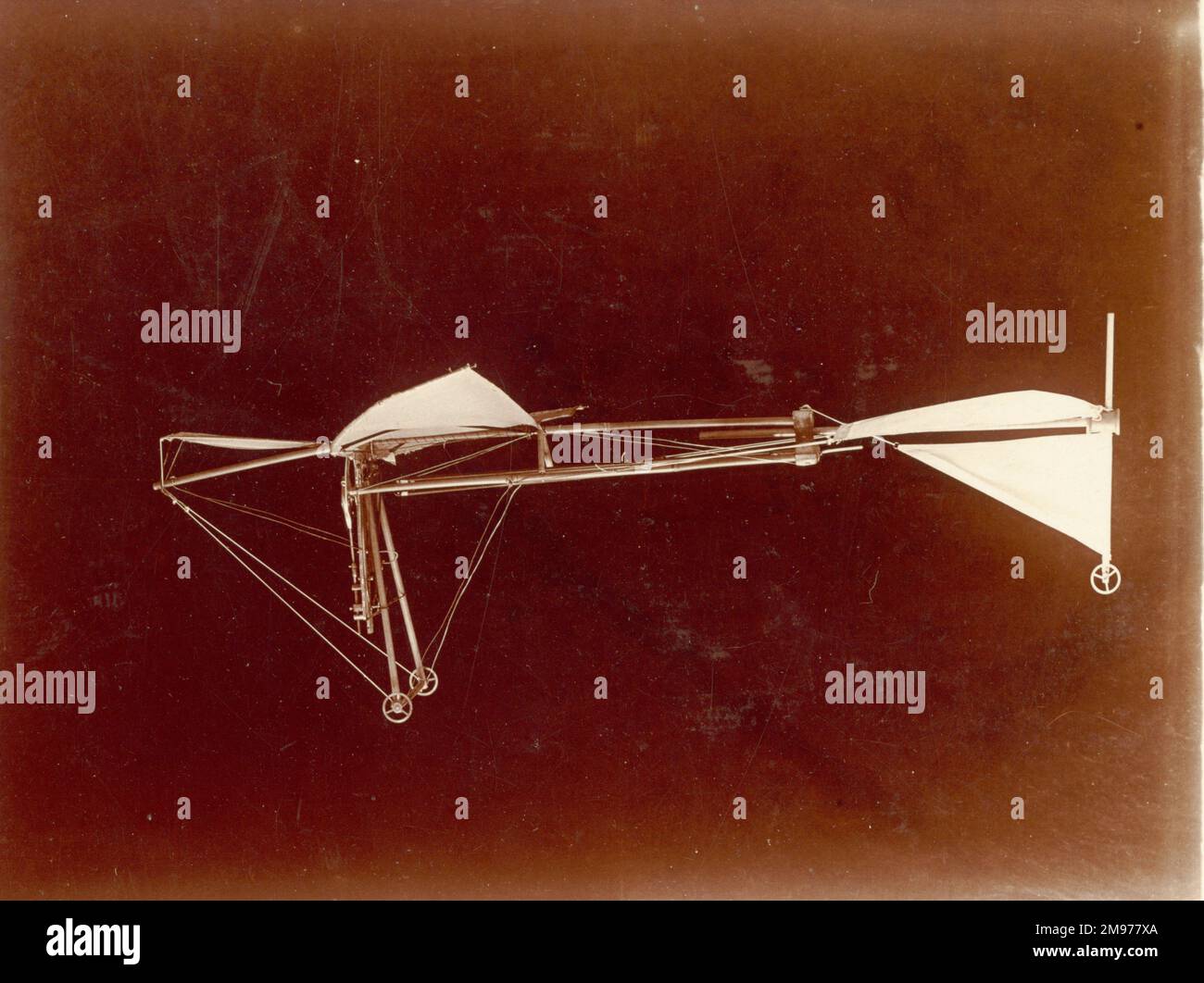 Major R.F. Das monoplane Modell von Moore. Stockfoto