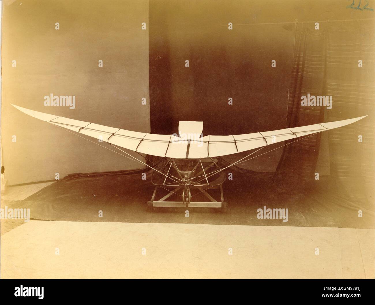 Major R.F. Das monoplane Modell von Moore. Stockfoto