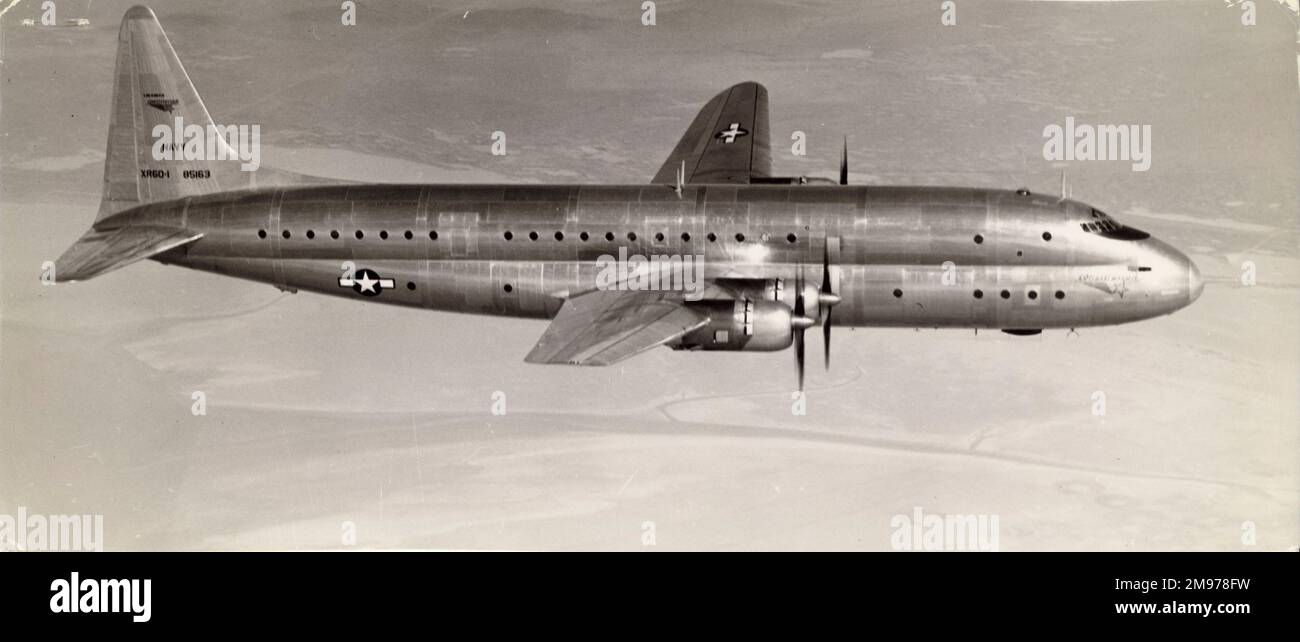 Die erste Lockheed-Verfassung XR6O-1, 85163. Stockfoto