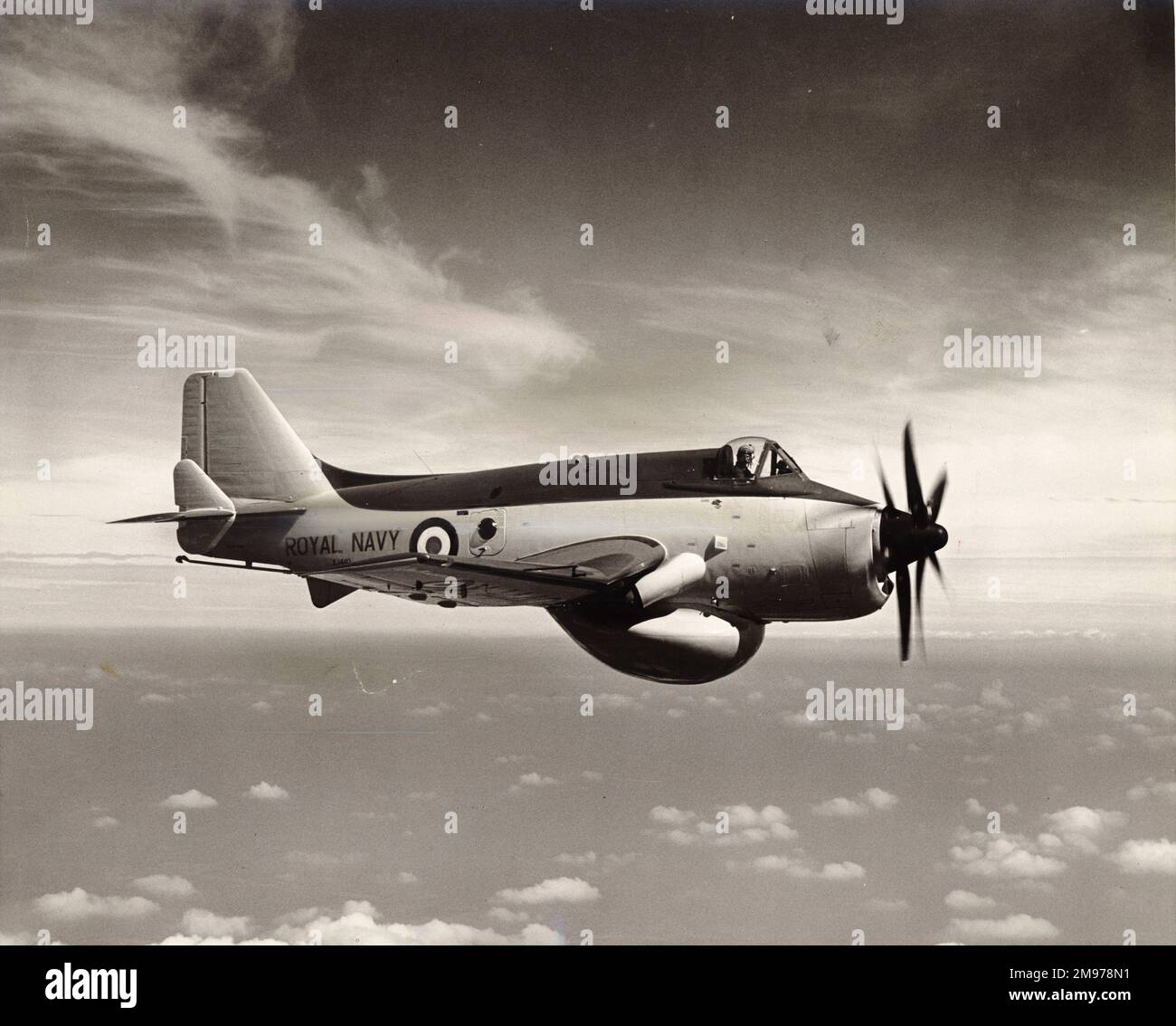 Der Prototyp Fairey Gannet AEW3, XJ440. Stockfoto