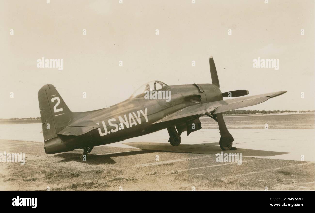 Grumman F8F-1 Bearcat. Stockfoto