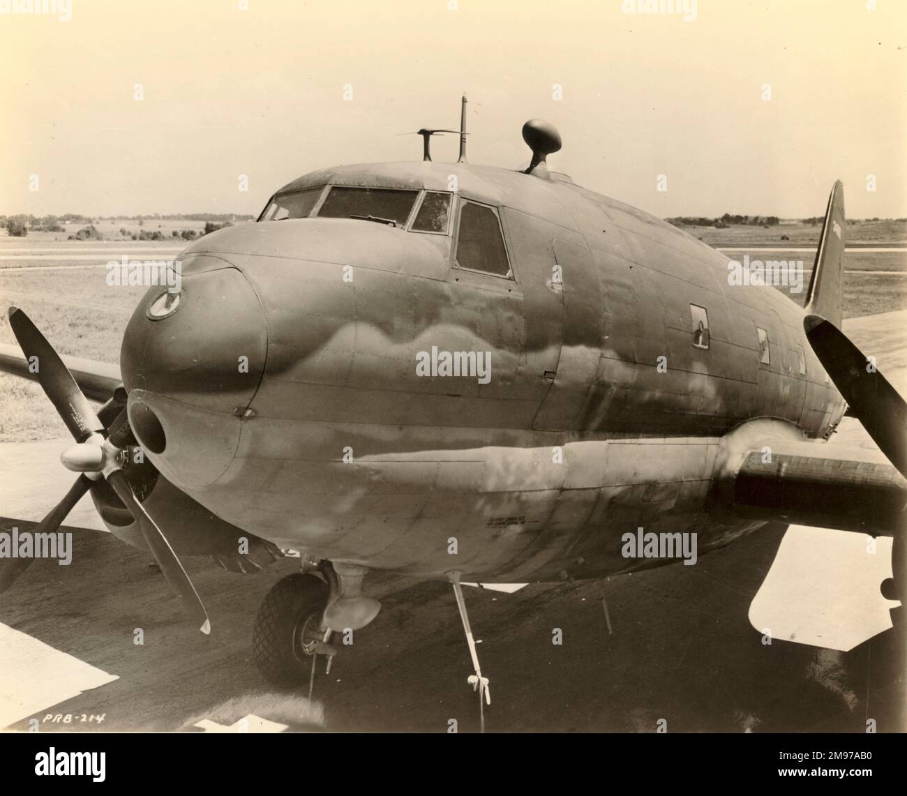 Curtiss C-46E-CS Kommando. Stockfoto