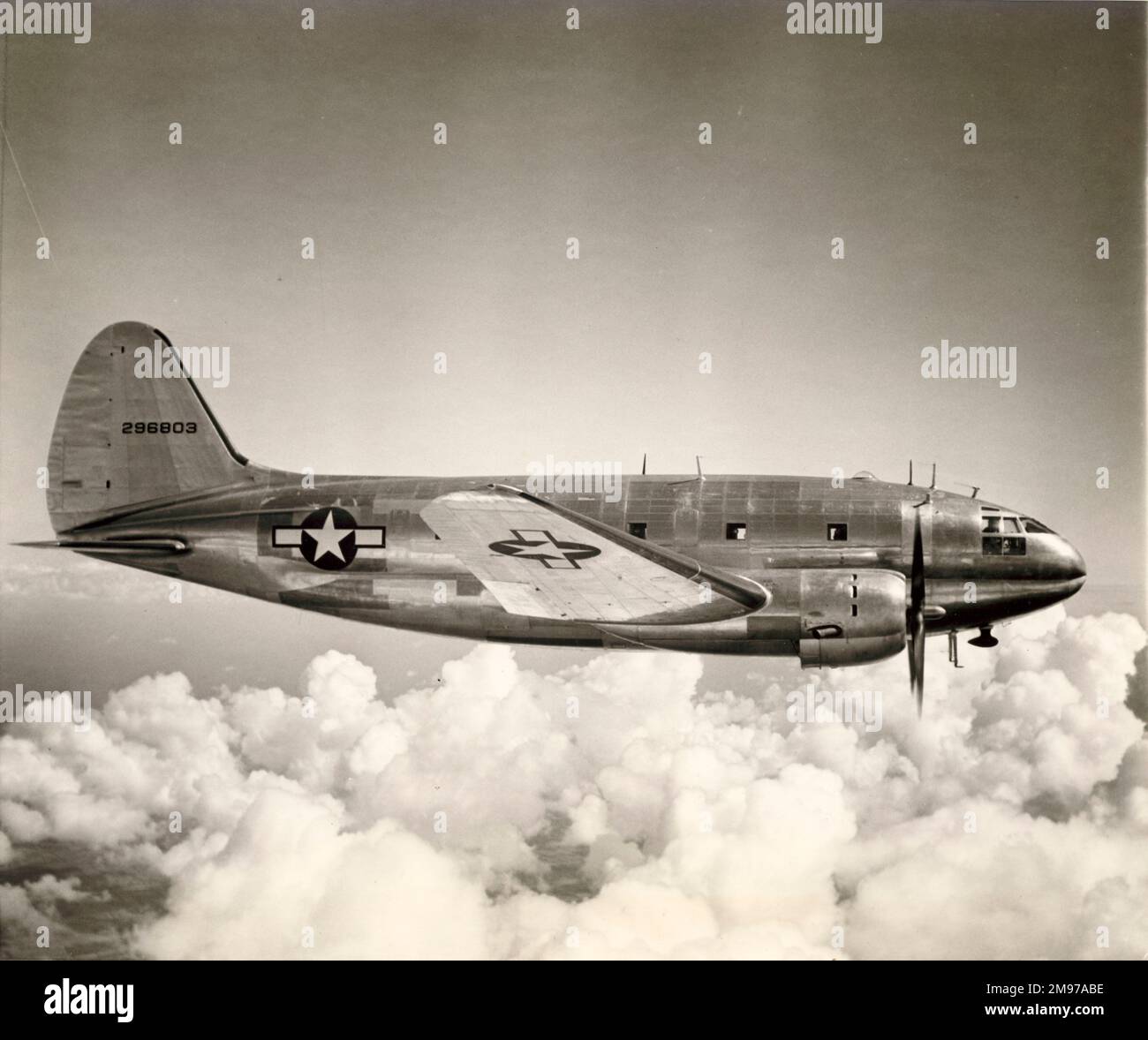 Curtiss C-46A-CU Kommando, 42-96803. Stockfoto