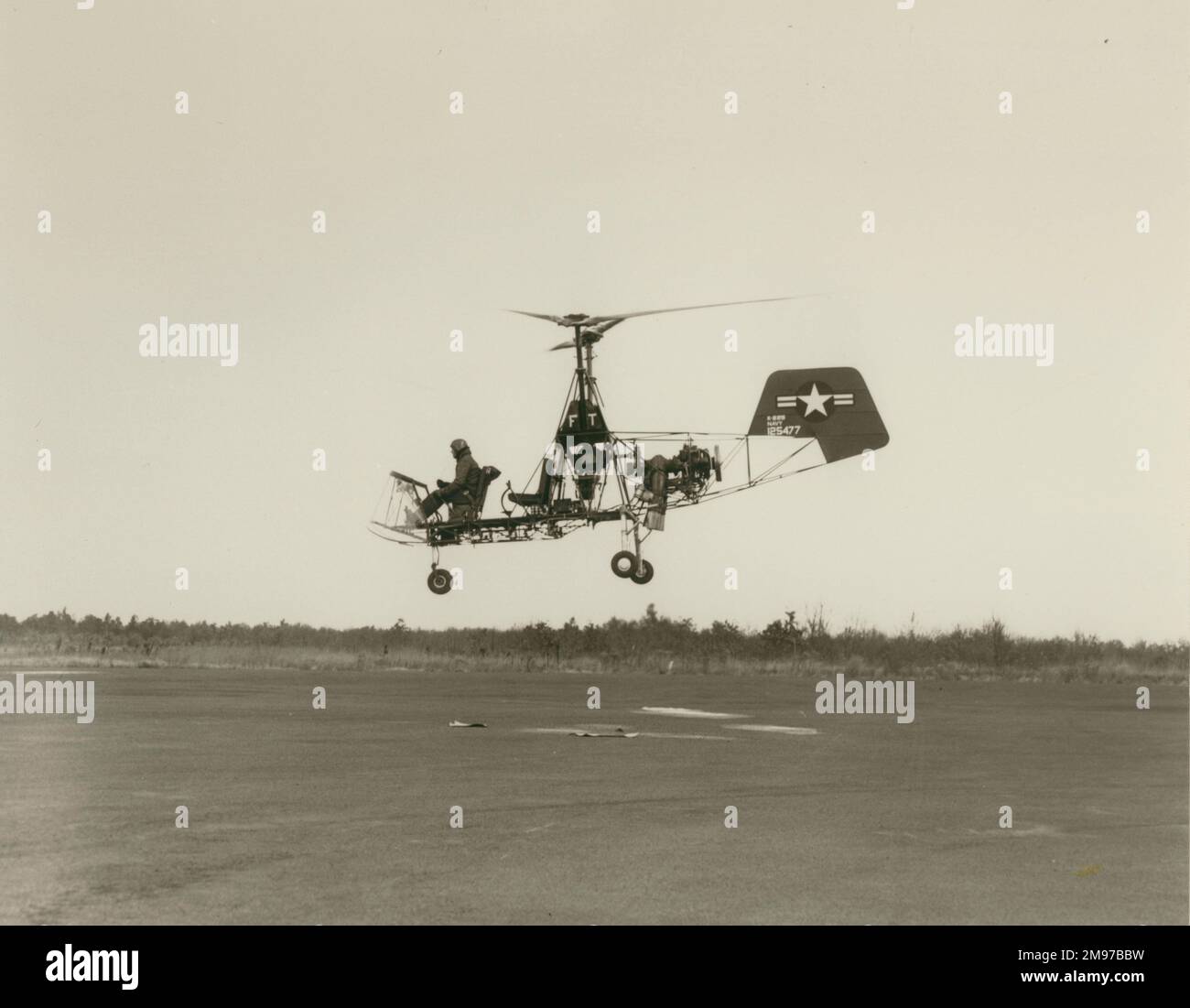 Kaman K-225, 125477, ausgestattet mit einer Boeing 502-2, dem weltweit ersten mit Gasturbinen betriebenen Hubschrauber. Stockfoto