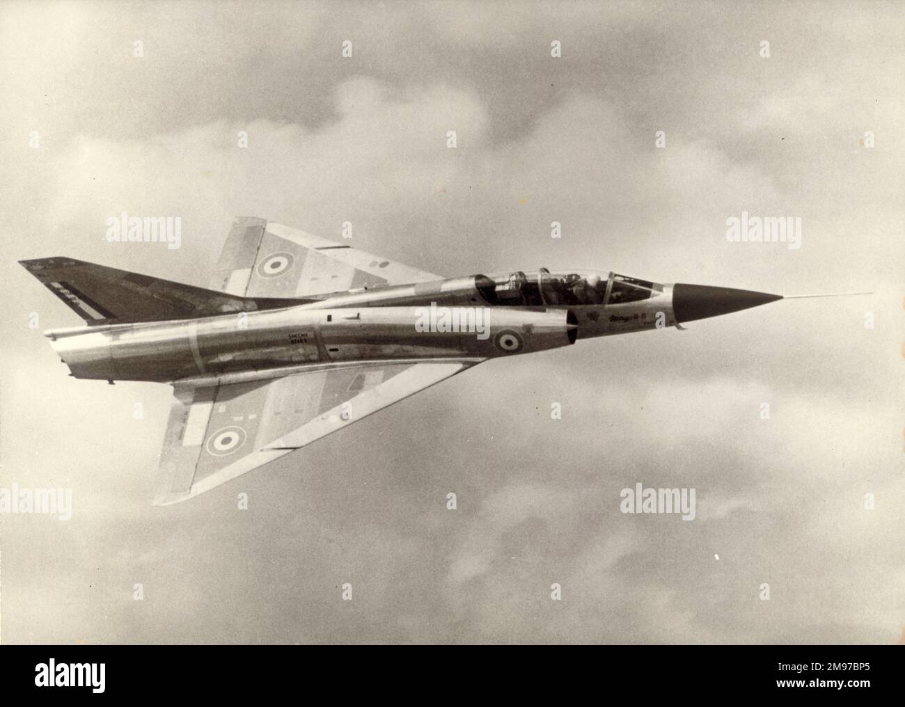 Dassault Mirage III-B. Stockfoto