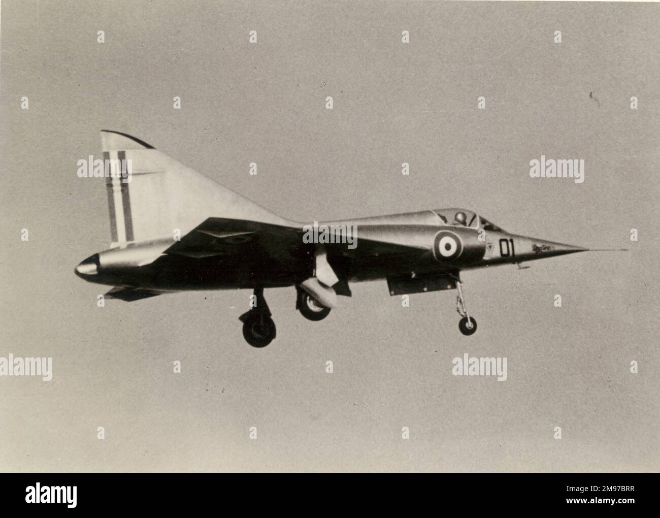 Dassault Mirage I in seiner ursprünglichen Form. Stockfoto