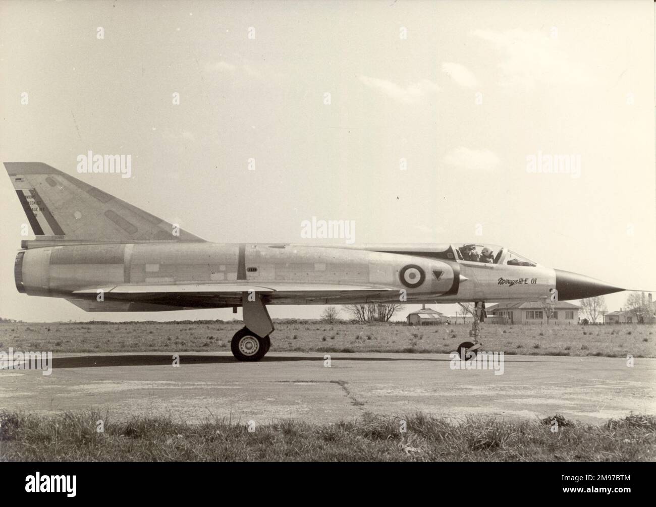 Dassault Mirage III-E 01. Stockfoto