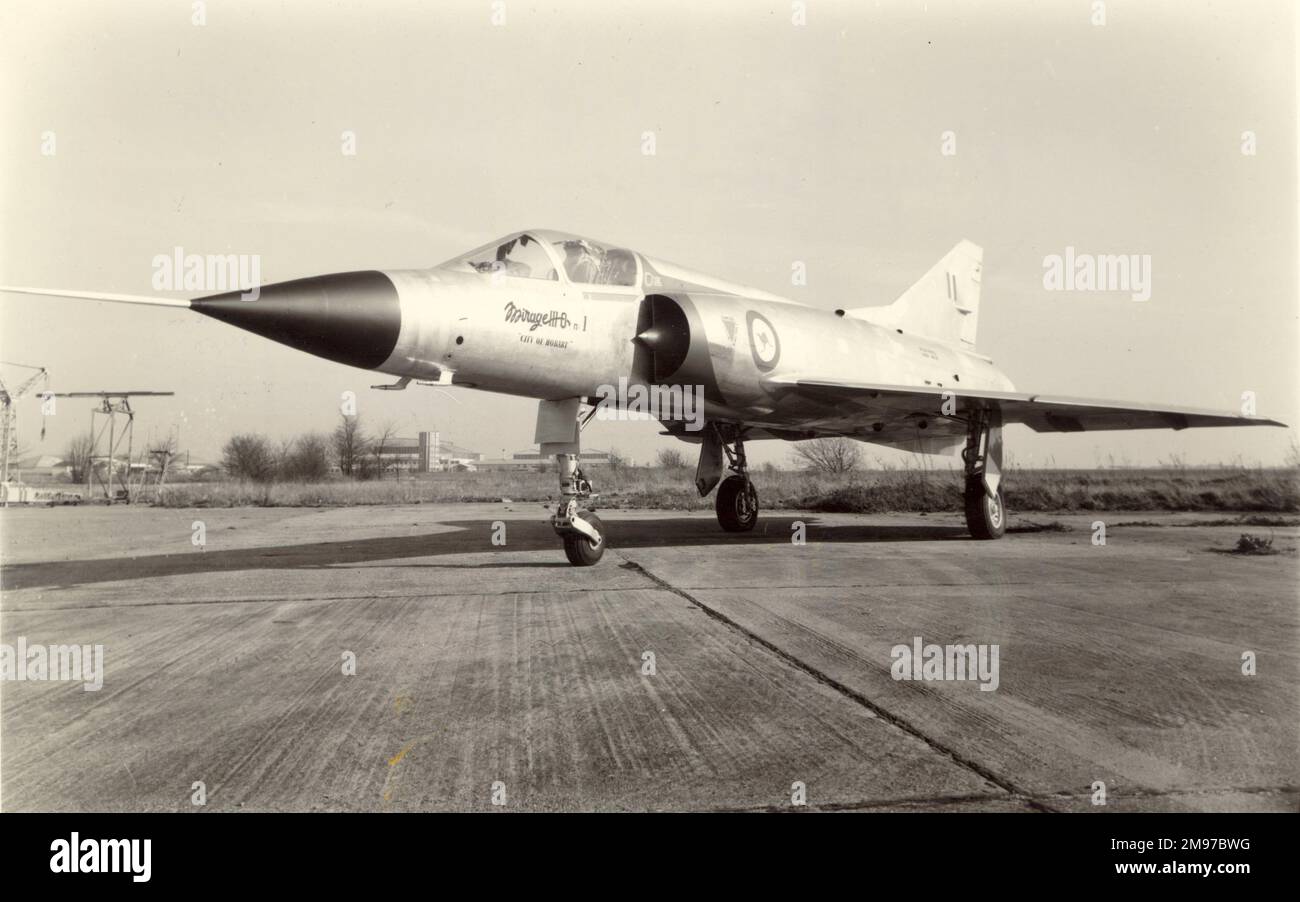 Dassault Mirage III-O, Stadt Hobart, RAAF. Stockfoto