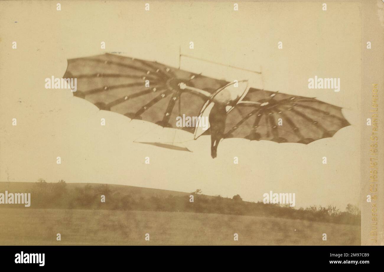 Pilcher Hawk im Flug. Stockfoto