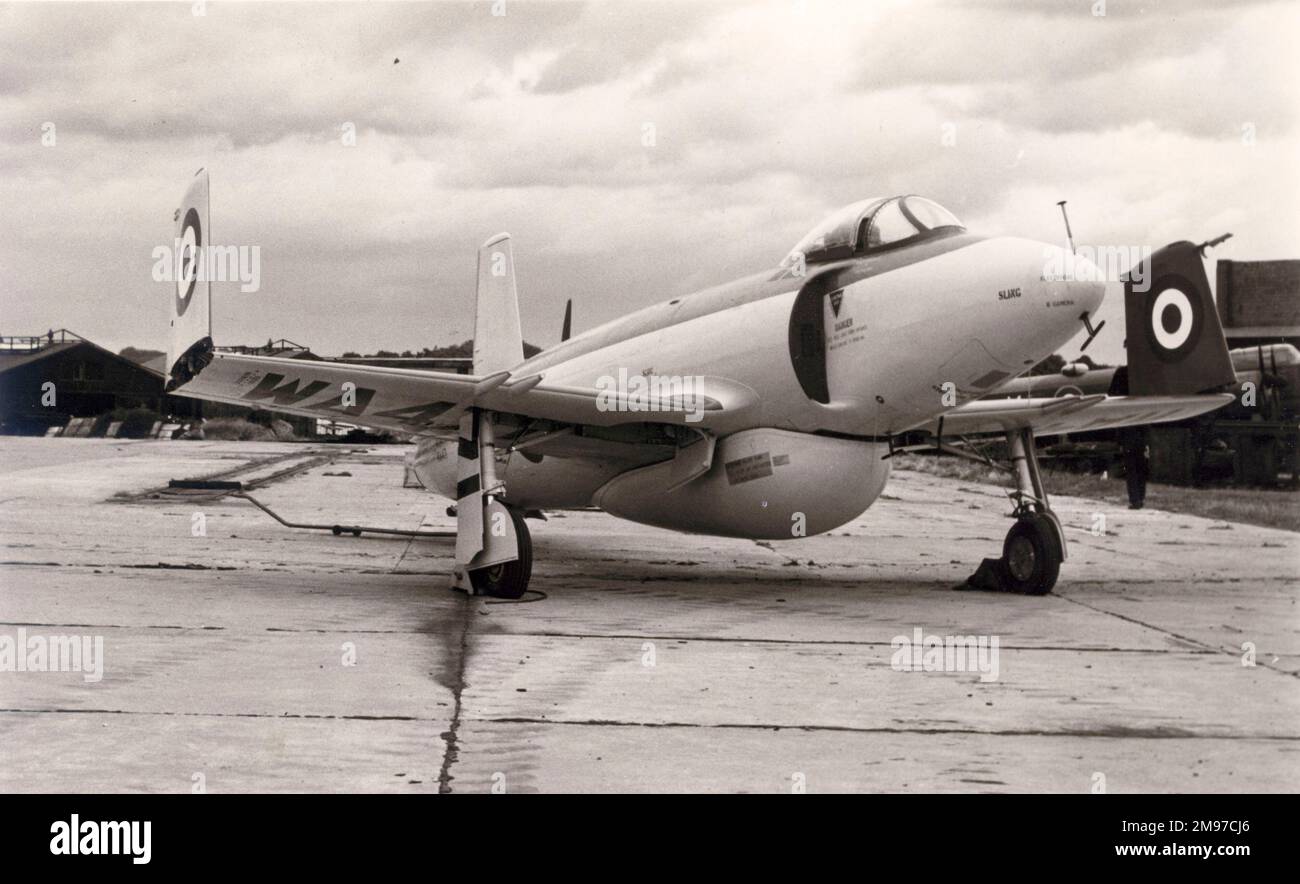 Supermarine-Angreifer F1, WA471. Stockfoto