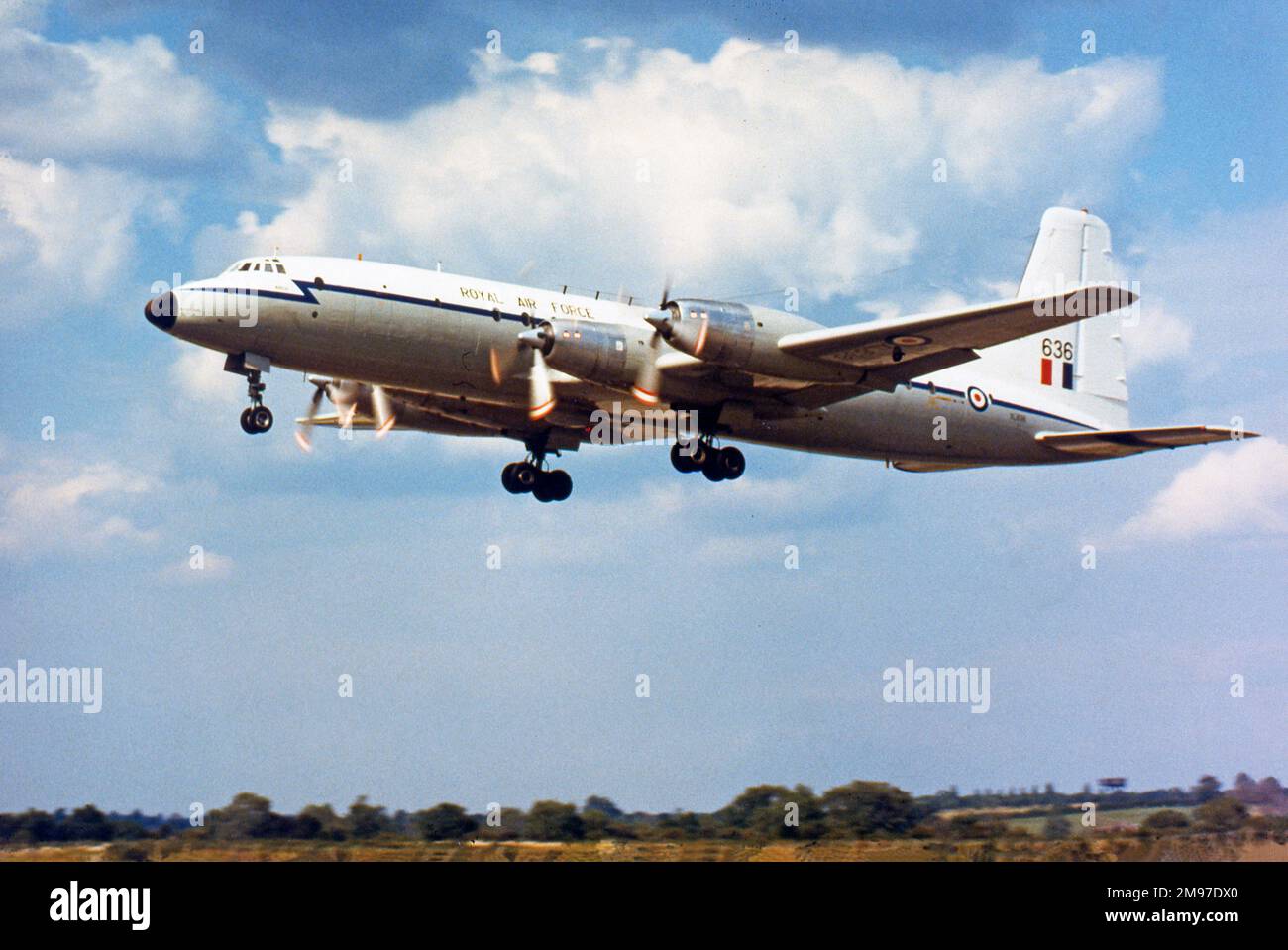 Bristol Britannia C1 XL636 von 511 qn, RAF in Gatow, Deutschland, 1967 Stockfoto