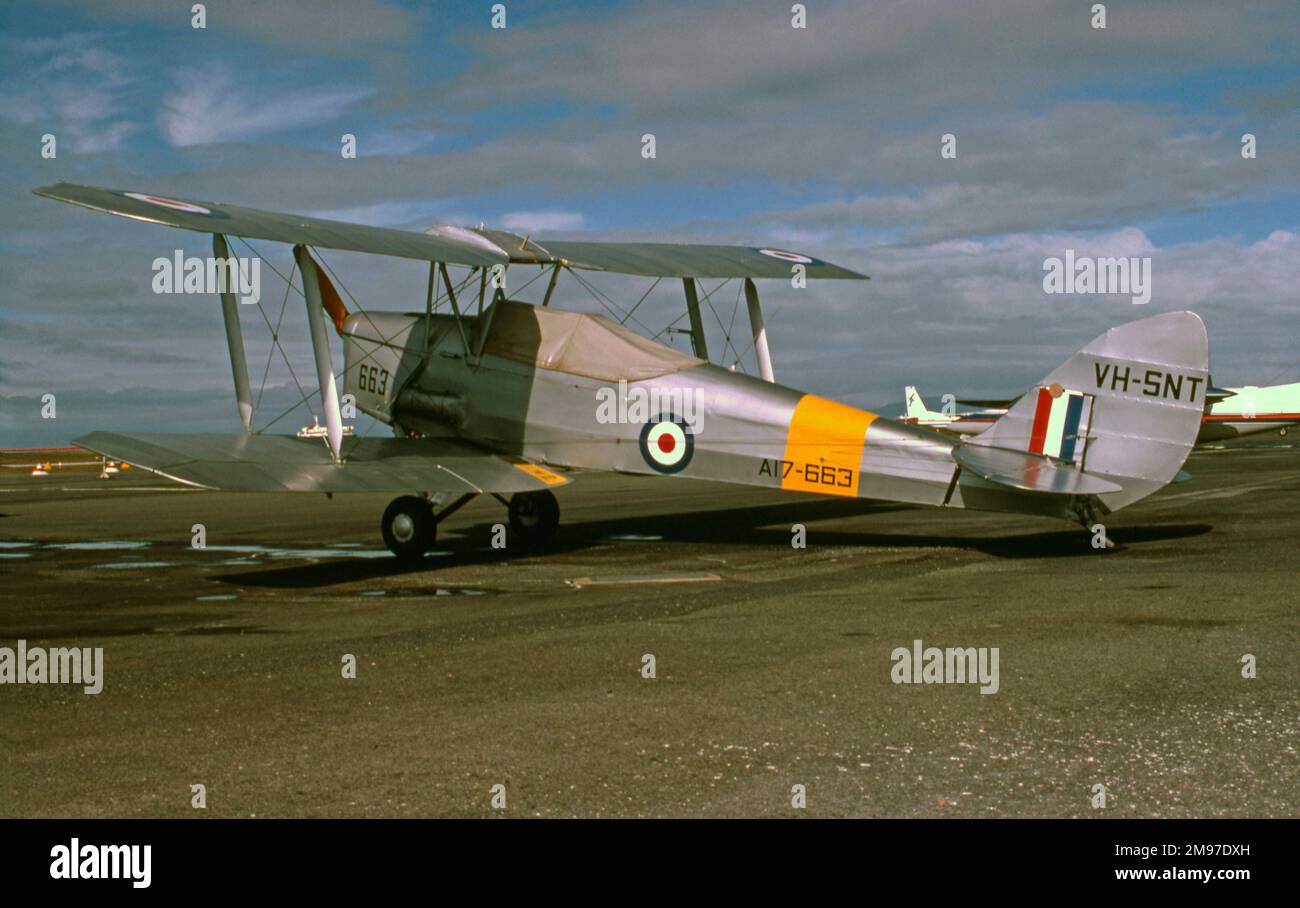 De Havilland Tiger Moth VH-SNT in Privatbesitz in Australien 1998 Stockfoto