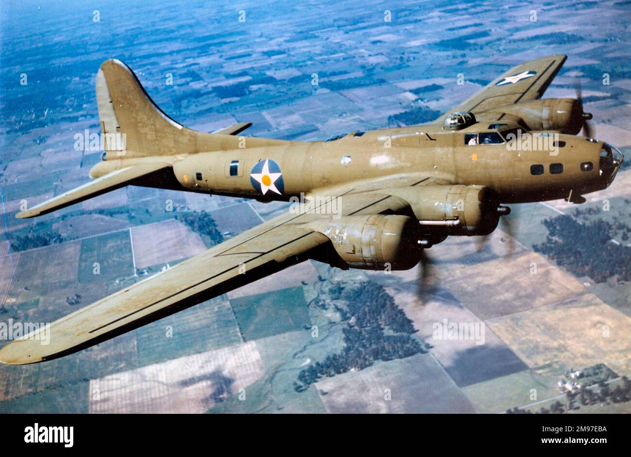 Boeing B-17E Festung - könnte als der erste moderne schwere Bomber betrachtet werden, der im Juli 1935 geflogen ist. Stockfoto