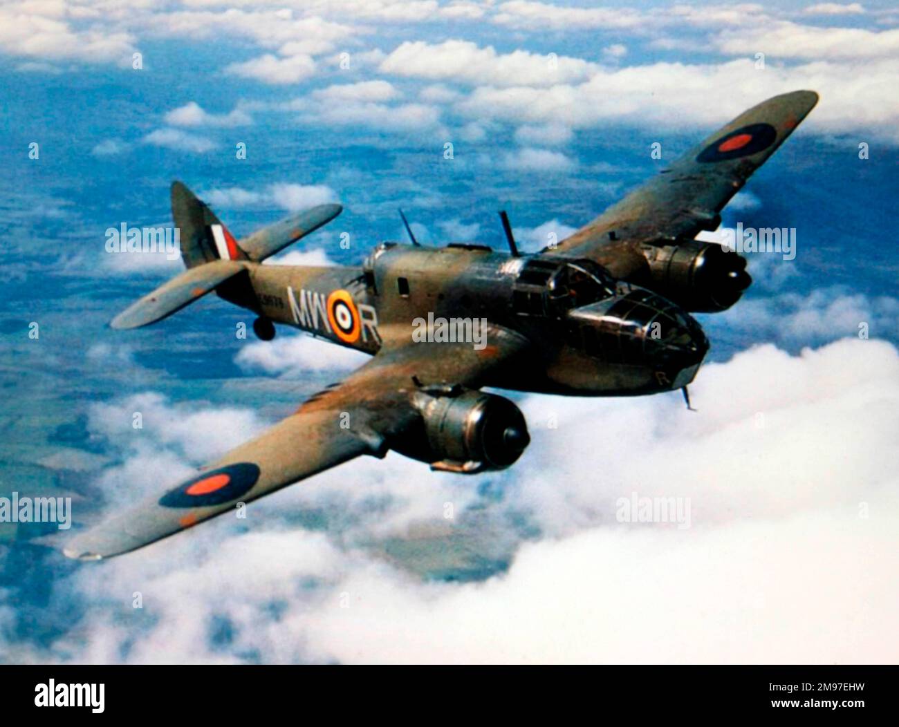 Bristol 152 Beaufort von Nr. 217 Staffel flog im Oktober 1938, dieser Anti-Shipping-Typ kam Anfang 1940 in Betrieb und sah Action in allen großen Theatern 2, 129 gebaut. Stockfoto