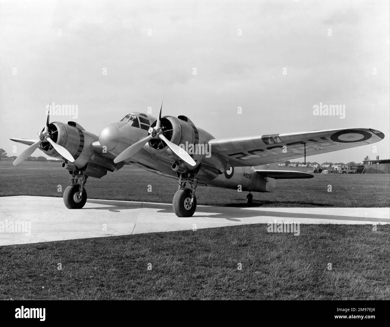 Bristol 156 Beaufighter – der Prototyp, der im Juli 1939 gezeigt wurde, wurde aus dem dringenden Bedürfnis geboren, einen langlebigen Kämpfer zu finden, und verwendete viele Teile aus dem früheren Beaufort. Stockfoto