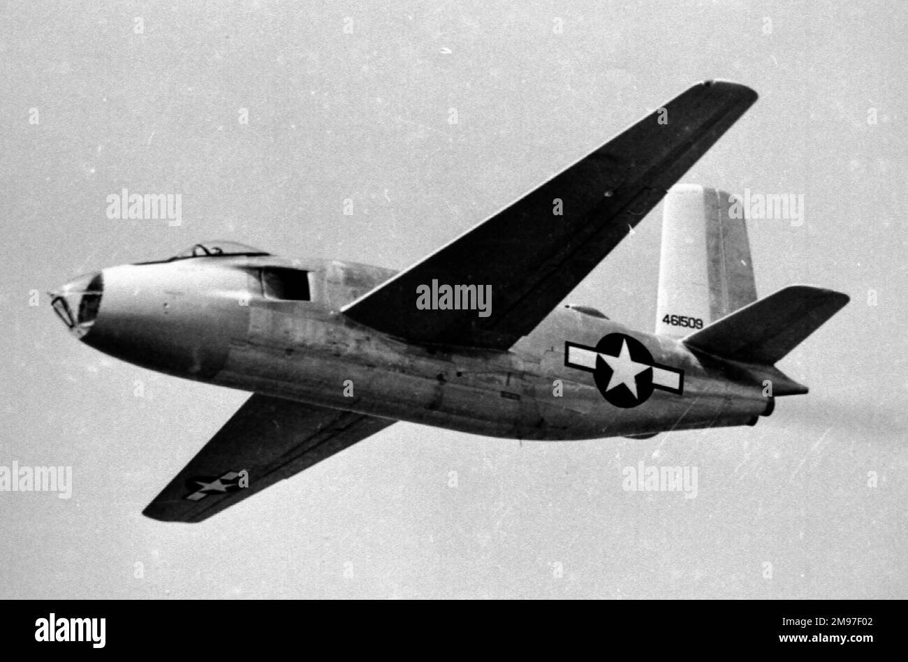 Douglas XB-43 – Obwohl diese vereinfachte Jet-Version des XB-42 noch nie in Produktion gebracht wurde, war sie Amerikas erster Düsenbomber. Stockfoto