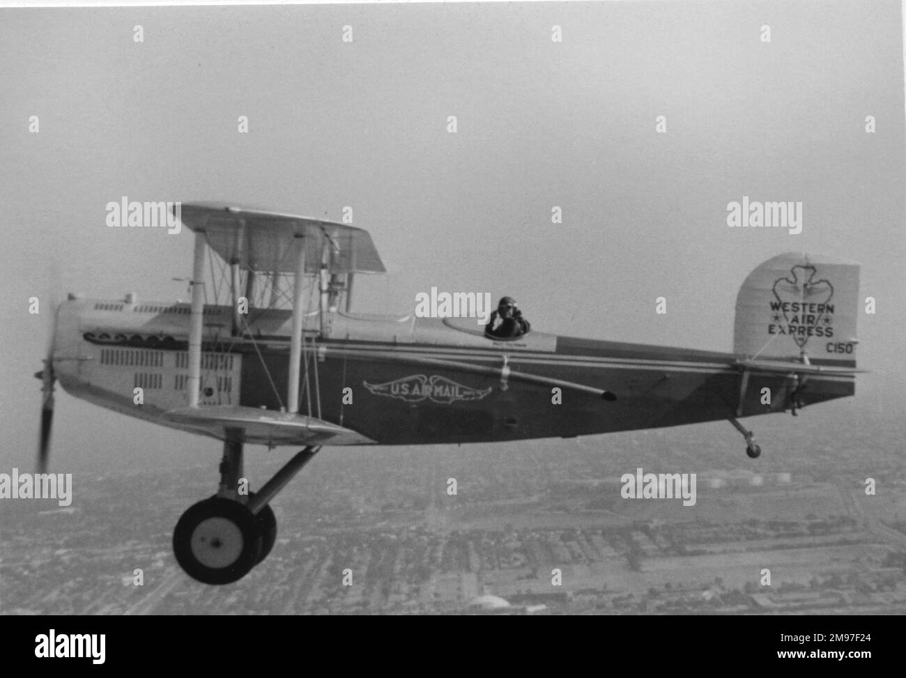 Douglas M-2 - westlich, fliegend. Stockfoto