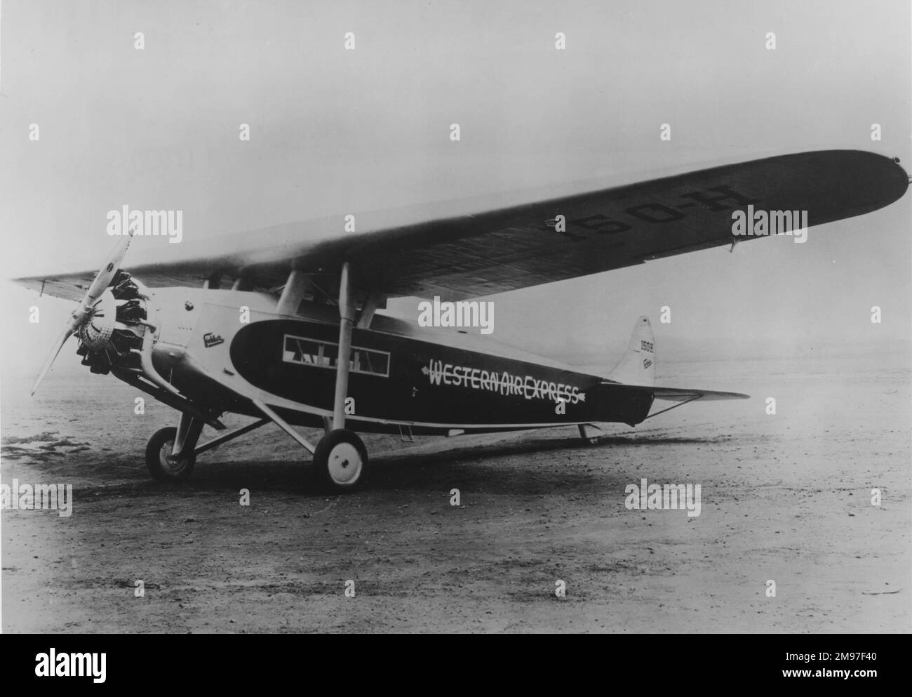 Fokker F14 Western. Stockfoto