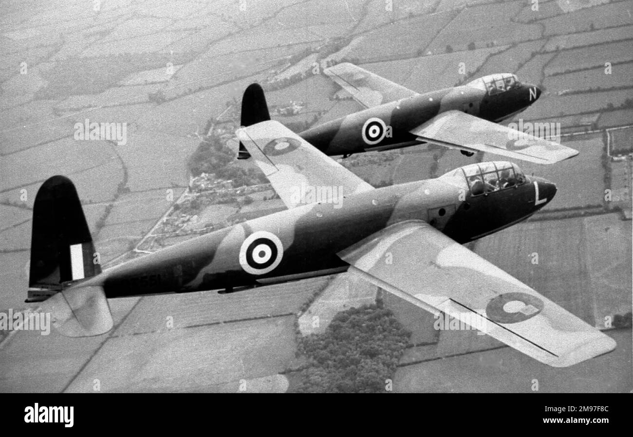 General Aircraft Hotspur - über 1, 000 dieser Truppen mit Gleiter wurden gebaut, wobei der Typ zum standardmäßigen britischen Segelflugzeug wurde. Stockfoto