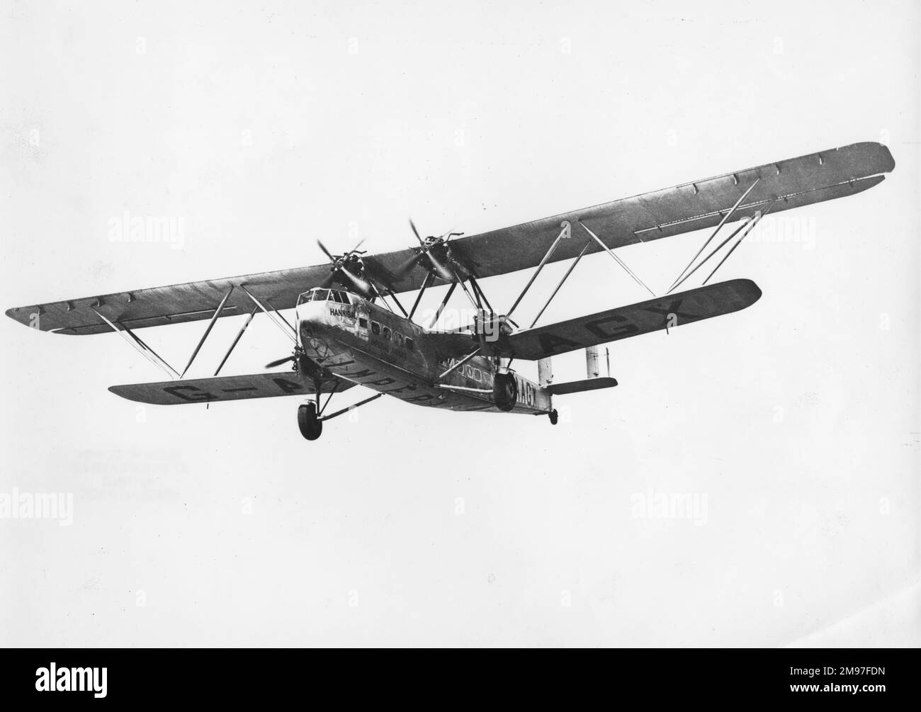 Handley Page HP 42 Hannibal Klasse Imperial. Stockfoto