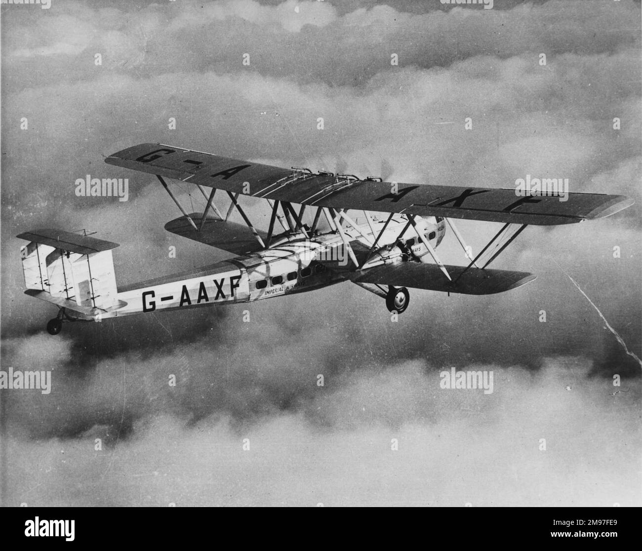 Handley Page HP 42 „Helena“ von Imperial. Stockfoto