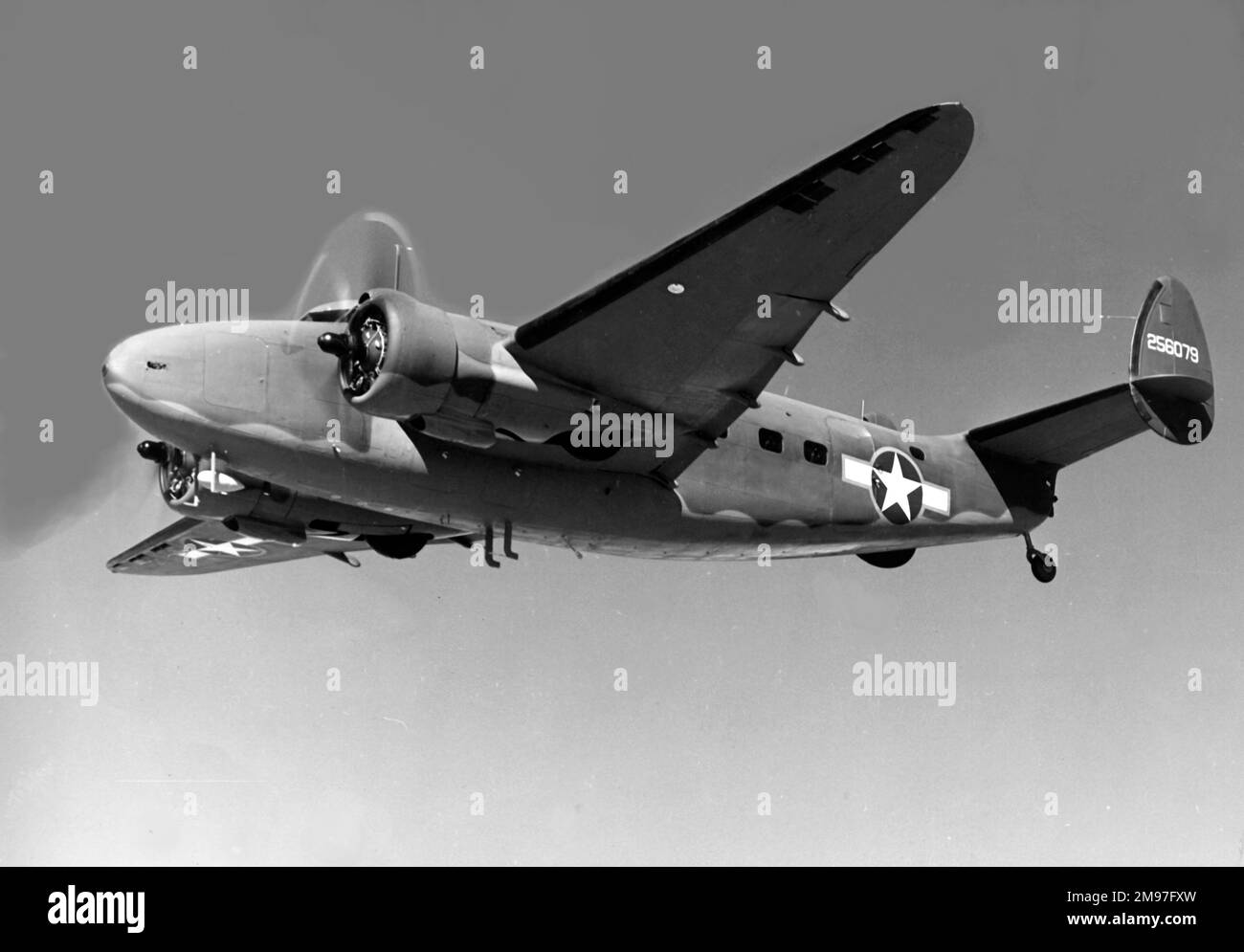 Lockheed C-60 Lodestar-militarisierte Transportversion des Lockheed 18-Flugzeugs. Stockfoto