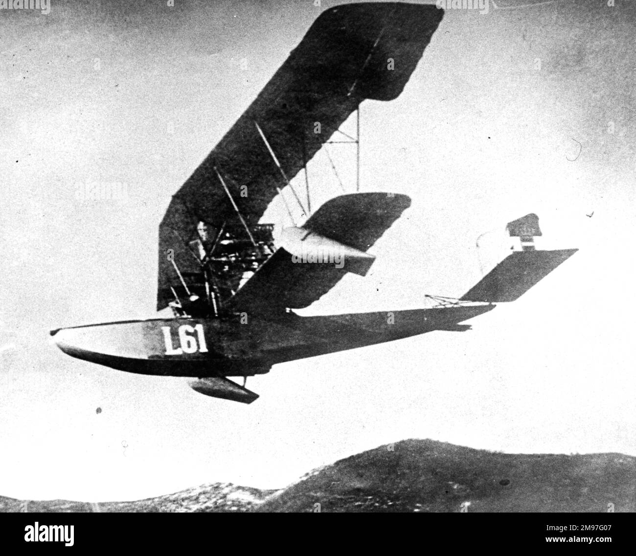 Lohner Typ L der erste der WW1 fliegenden Bootsjäger. Stockfoto