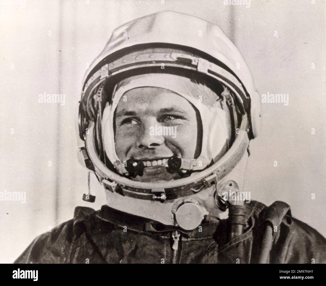 Russischer Kosmonaut Major Juri Aleksejewitsch Gagarin (1934-1968). Stockfoto