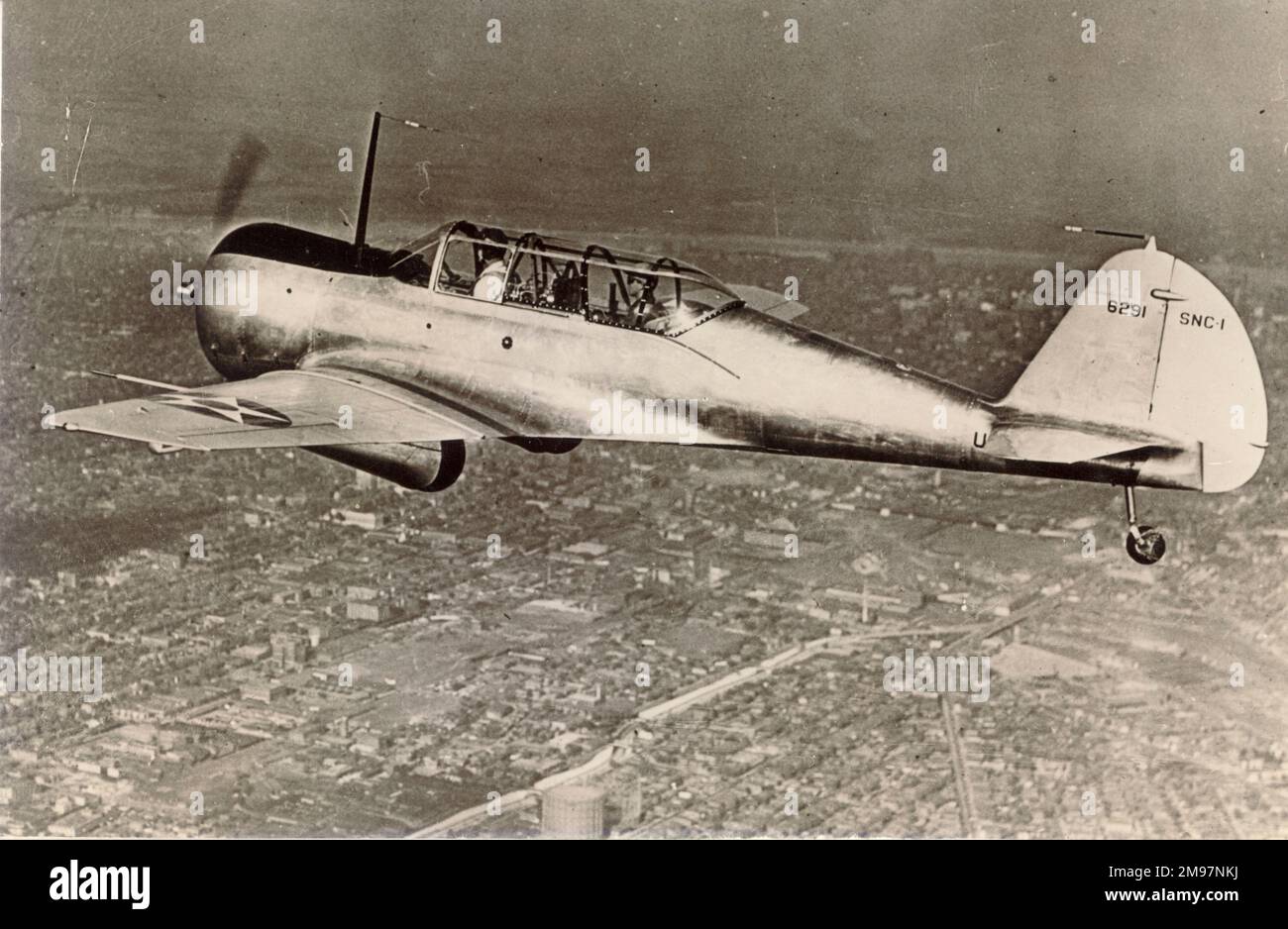 Curtiss CW-22 oder SNC-1 Falcon, 6291. Stockfoto