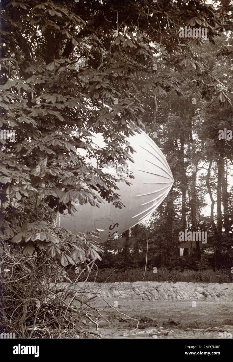 Laira Airship Moorings (Unterstation nach Mullion), 8. Juni 1918. Stockfoto