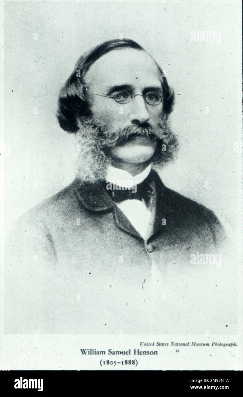 William Samuel Henson, 1805-1888. Stockfoto