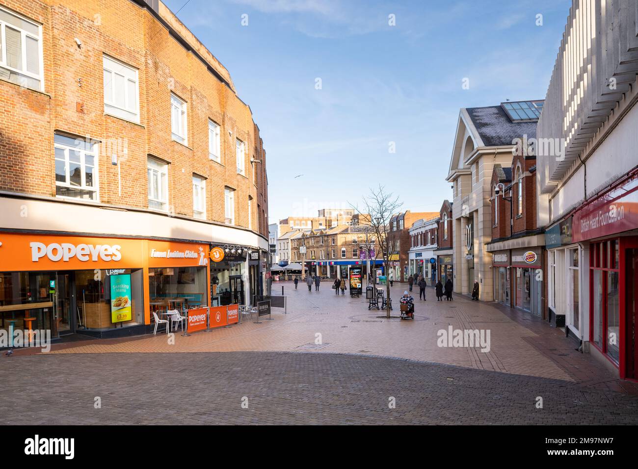 Stadtzentrum Von Chelmsford Stockfoto