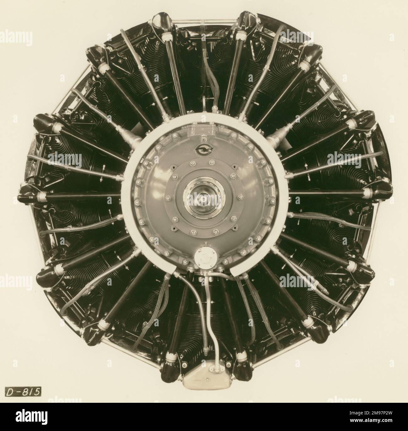 1.400hp Pratt & Whitney R-2180 Twin Hornet 14-Zylinder, zweireihig, radial Stockfoto