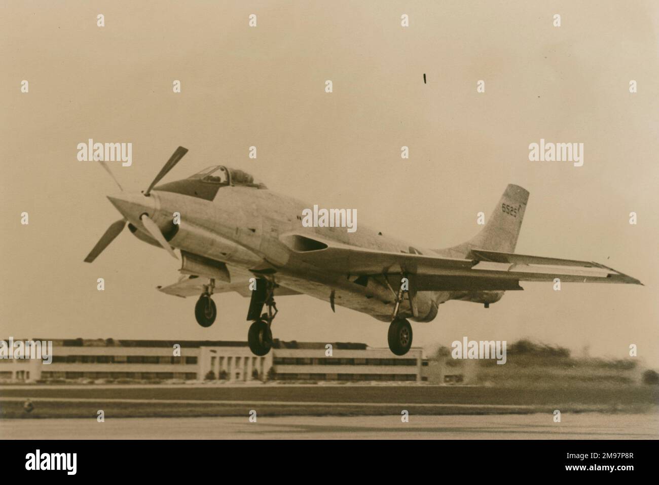 Der erste McDonnell XF-88 Voodoo, 46-525, nach der Modifikation des XF-88B. Stockfoto