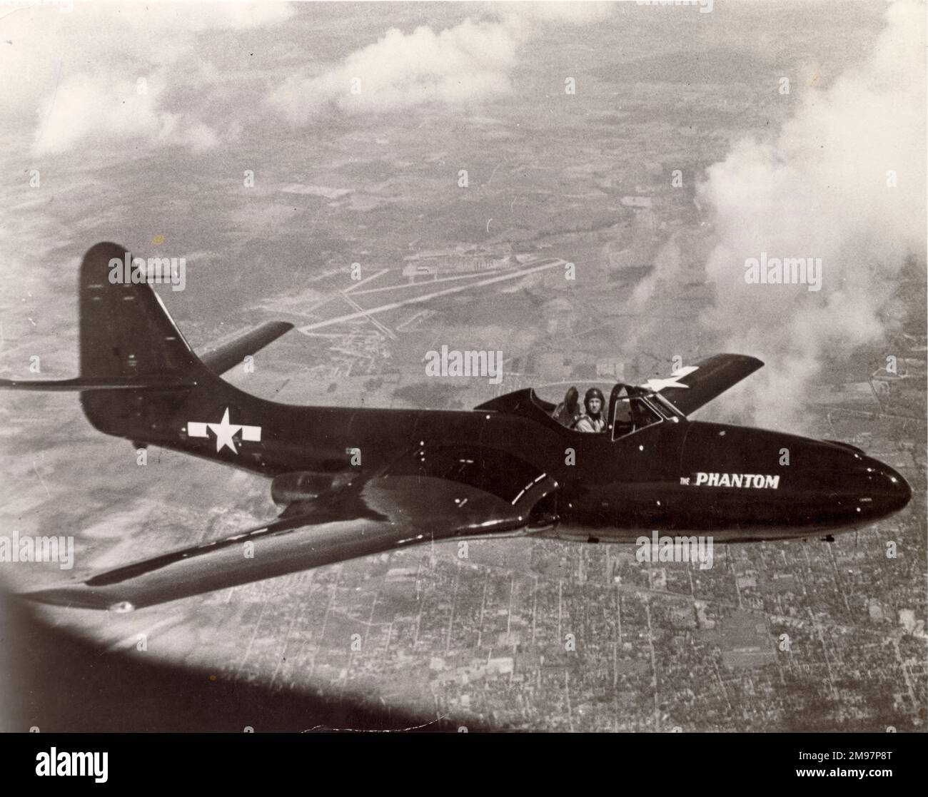 McDonnell FH-1 Phantom. Stockfoto