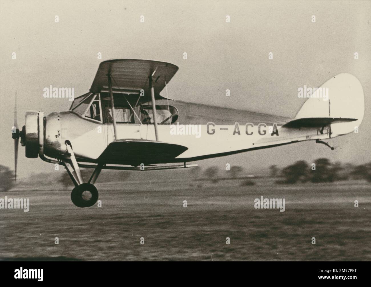 Die einzige Avro 639 Cabin Cadet, G-ACGA. Stockfoto