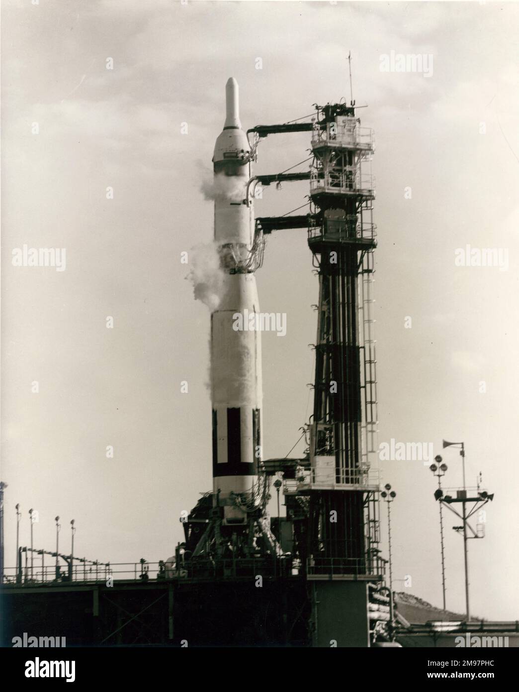 Martin SM-68 Titan ICBM. Stockfoto