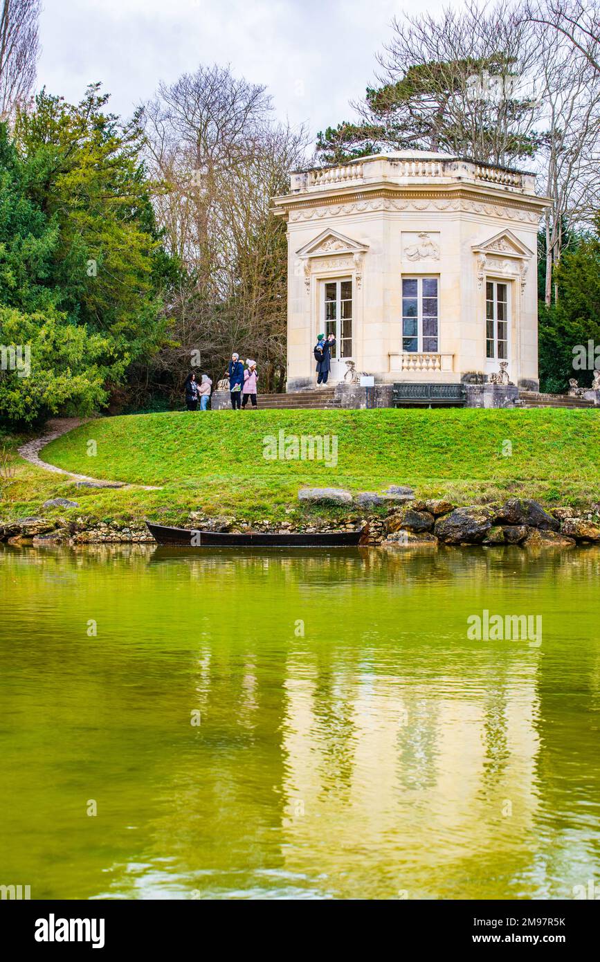 Versailles, Frankreich - die dekorativen Pavillons im Grand Trianon in Versailles Stockfoto