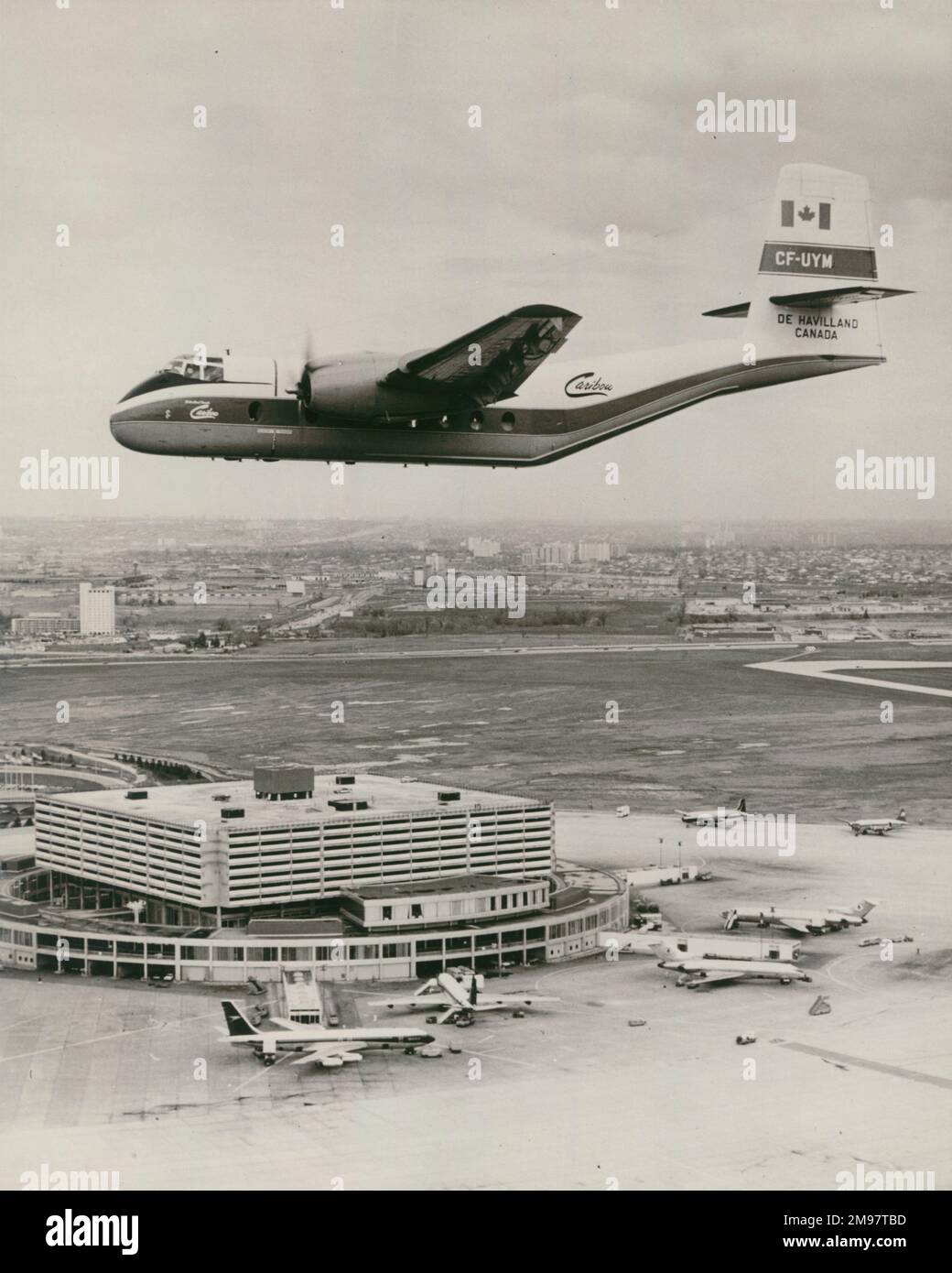 De Havilland Canada DHC4 Caribou, CF-UYM. Stockfoto