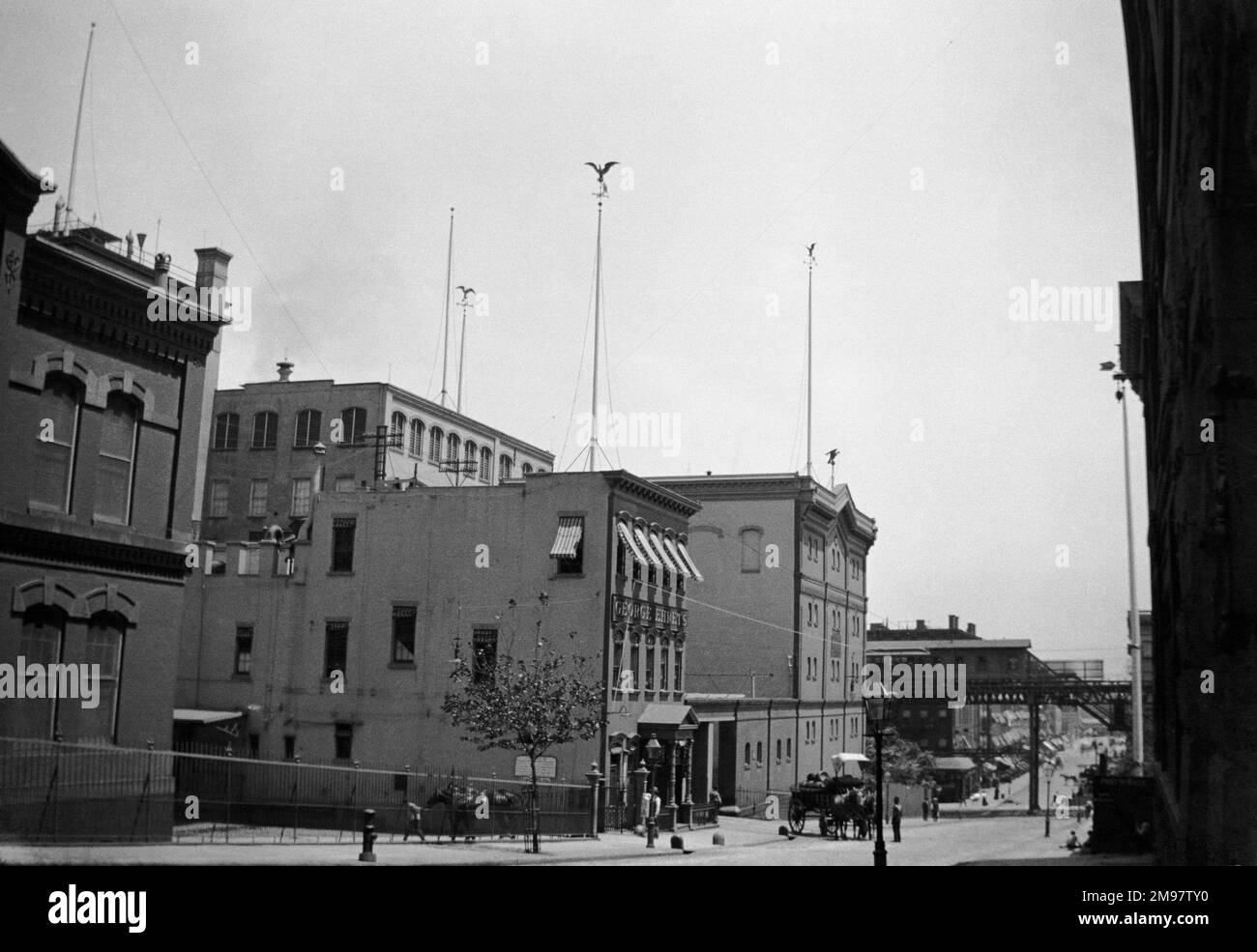 George Ehret, New Yorker Brauer (1835-1927), Gründer der berühmten Hell Gate Brauerei, die kurz nach ihrer Einführung die größte im Land wurde. Stockfoto