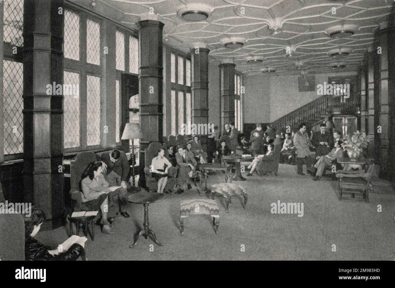 Großer Salon des Franco-British College - Universität Paris Stockfoto
