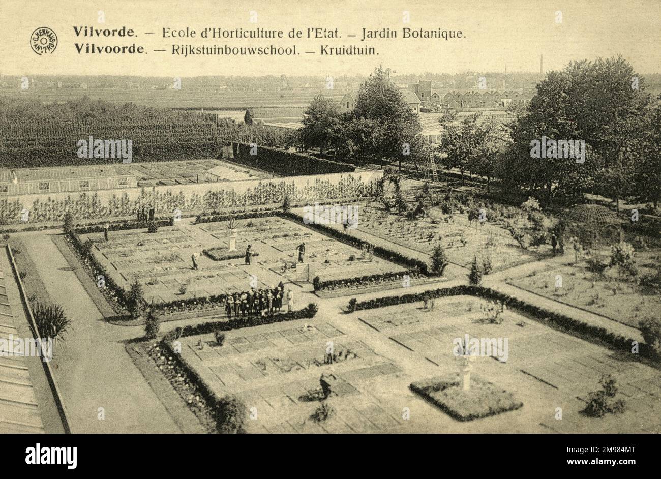 Vilvoorde (Vilvorde), Belgien - Staatliche Schule für Gartenbau, innerhalb der botanischen Gärten von Vilvoorde Stockfoto