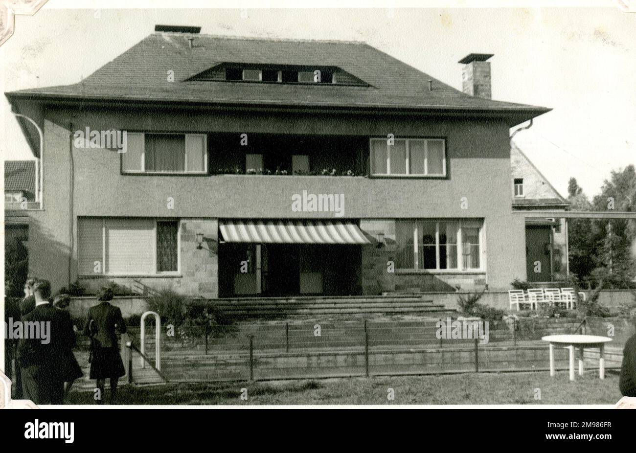 Admiral Sir Harold Burrough (1889-1977), stellvertretender Marineoffizier der Royal Navy - Geburtstagsparty, Minden, Deutschland, Juli 1945. Stockfoto