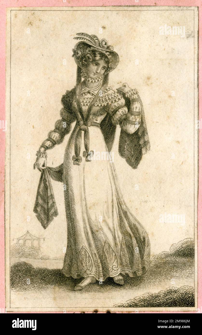 Frau in georgianischem Kostüm. Stockfoto