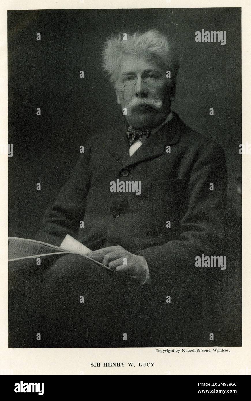 Sir Henry William Lucy (1842-1924), englischer politischer Journalist. Stockfoto