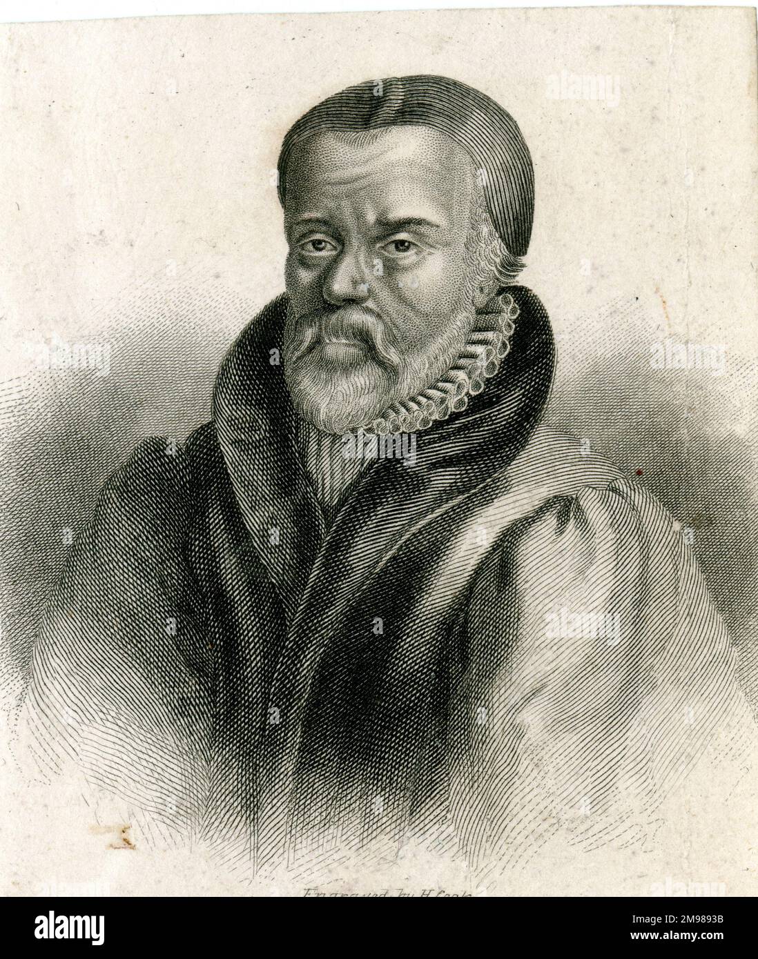 William Tyndale (c.1494-1536), Übersetzer der Bibel in Englisch, Reformer und Märtyrer. Stockfoto