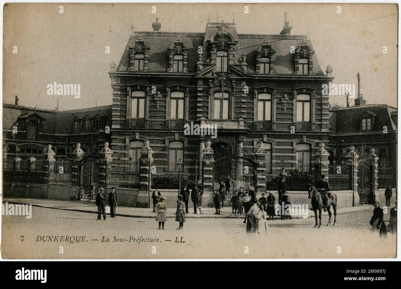 Dünkirchen, Frankreich - die Subpräfektur (Verwaltungsgebäude). Stockfoto