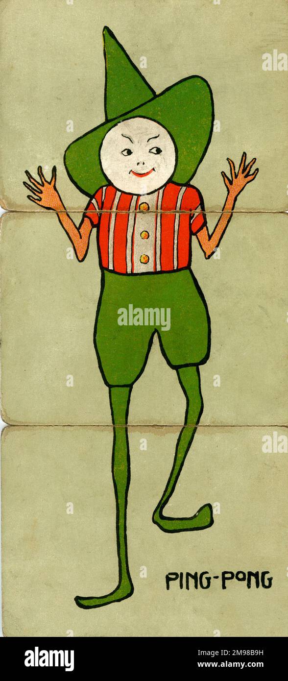 Misfitz Dolls – Tischtennis. Stockfoto